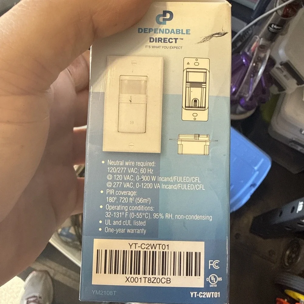 Dependable 3-way Pir Vacancy & Occupancy Wall Switch 2-pole
